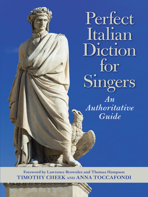 Title details for Perfect Italian Diction for Singers by Timothy Cheek - Wait list